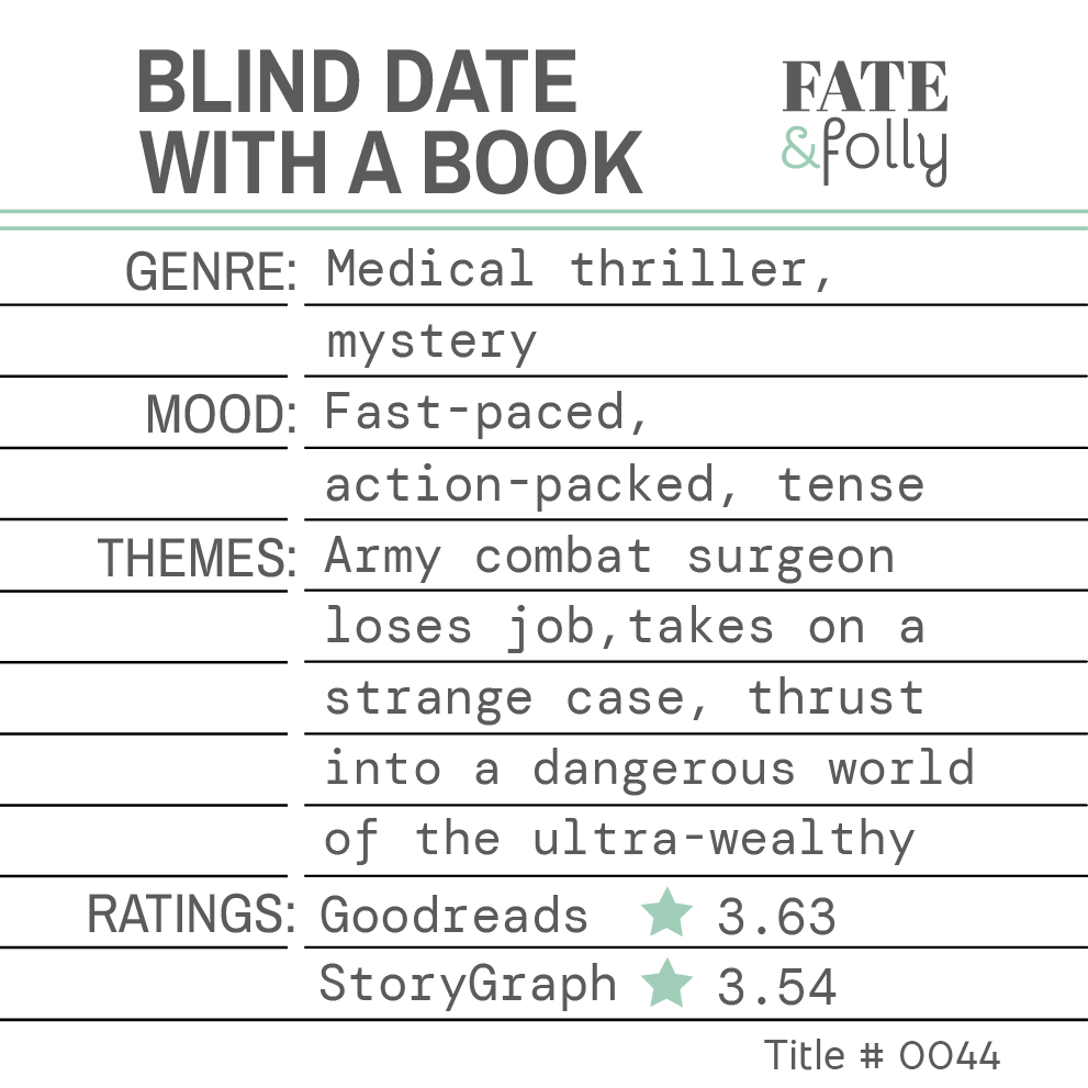 BDWAB #0044 - Thriller/ Medical Mystery/ Action-Packed/