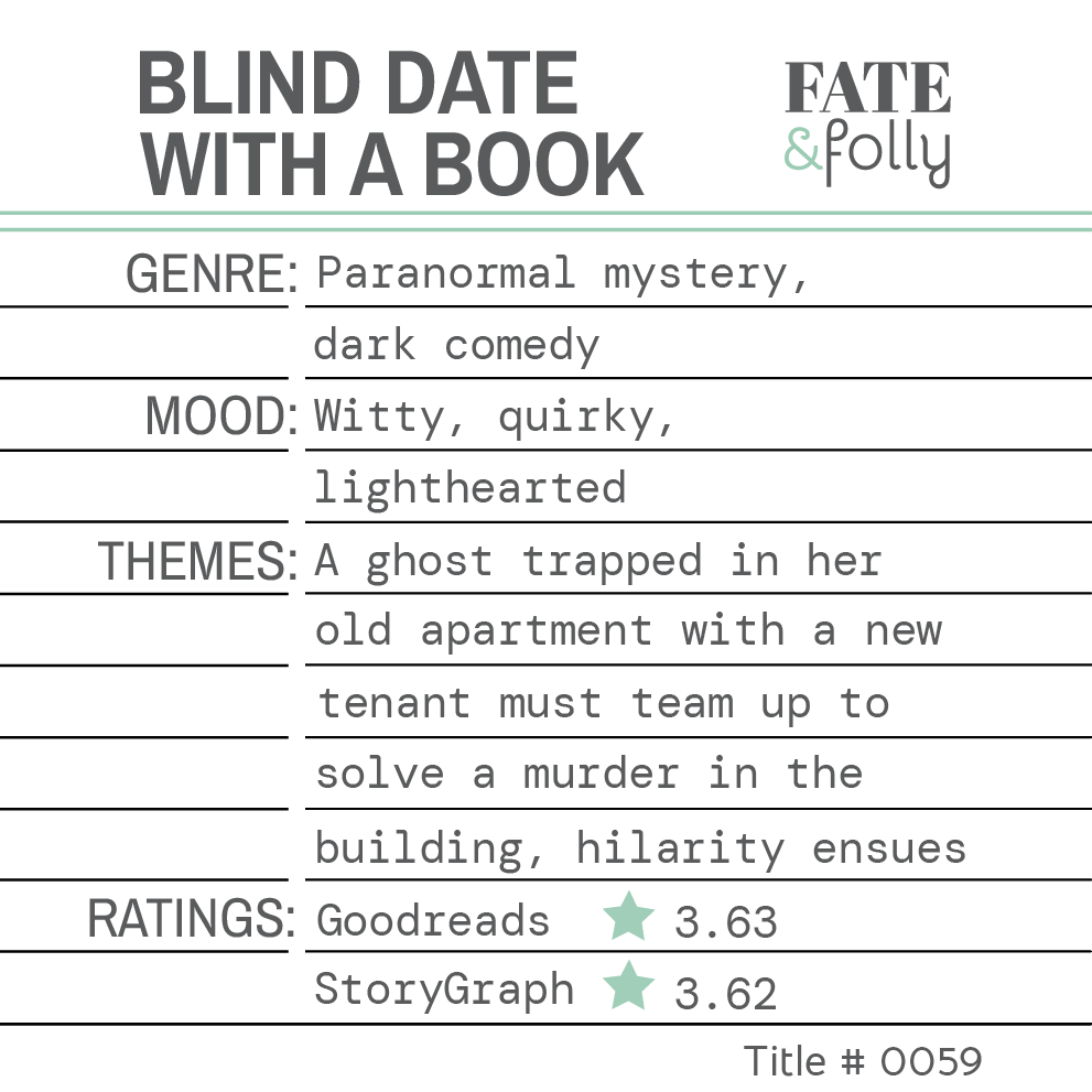 BDWAB #0059 - Paranormal Mystery/ Dark Comedy/ Ghostly Roommate