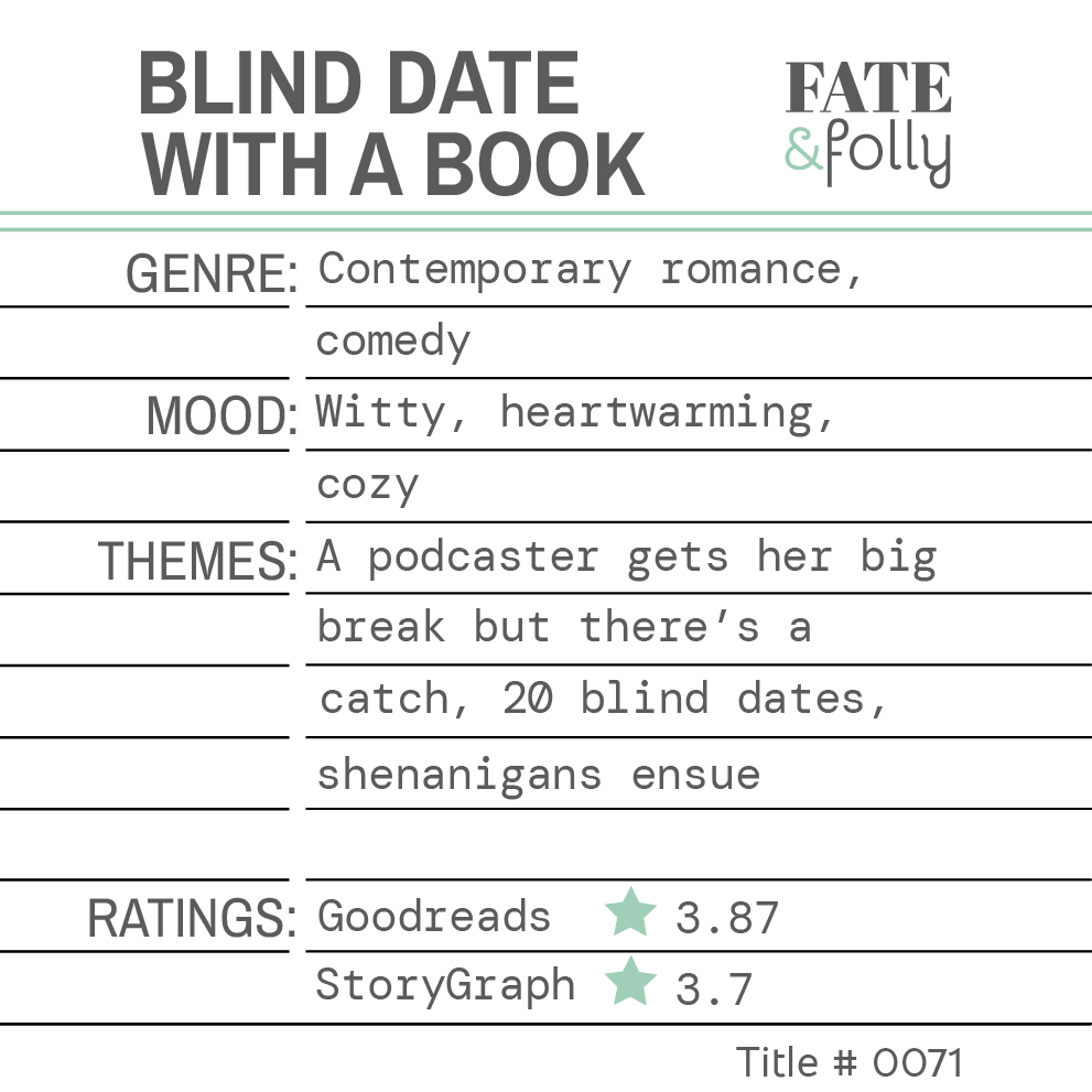 BDWAB #0071 - Rom-Com/ Witty/ Blind Dates