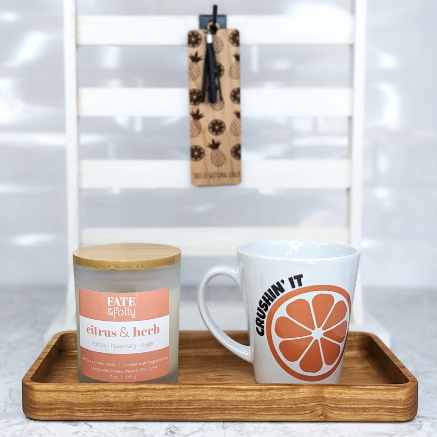 12oz Ceramic Latte Mug - Crushin' it