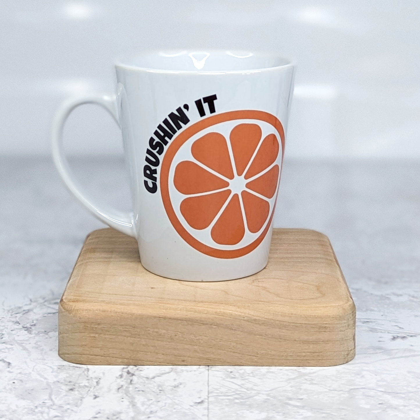 12oz Ceramic Latte Mug - Crushin' it
