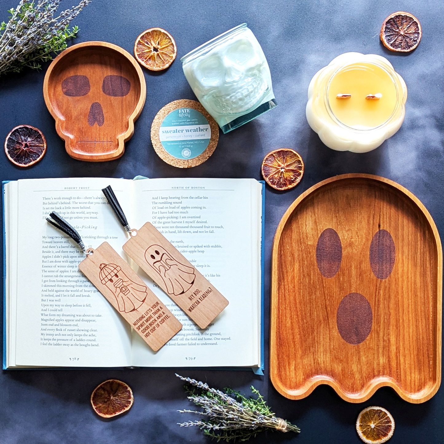 15oz Pumpkin - Premium Soy + Coconut Wax Candle with Wood Wick - Sweater Weather