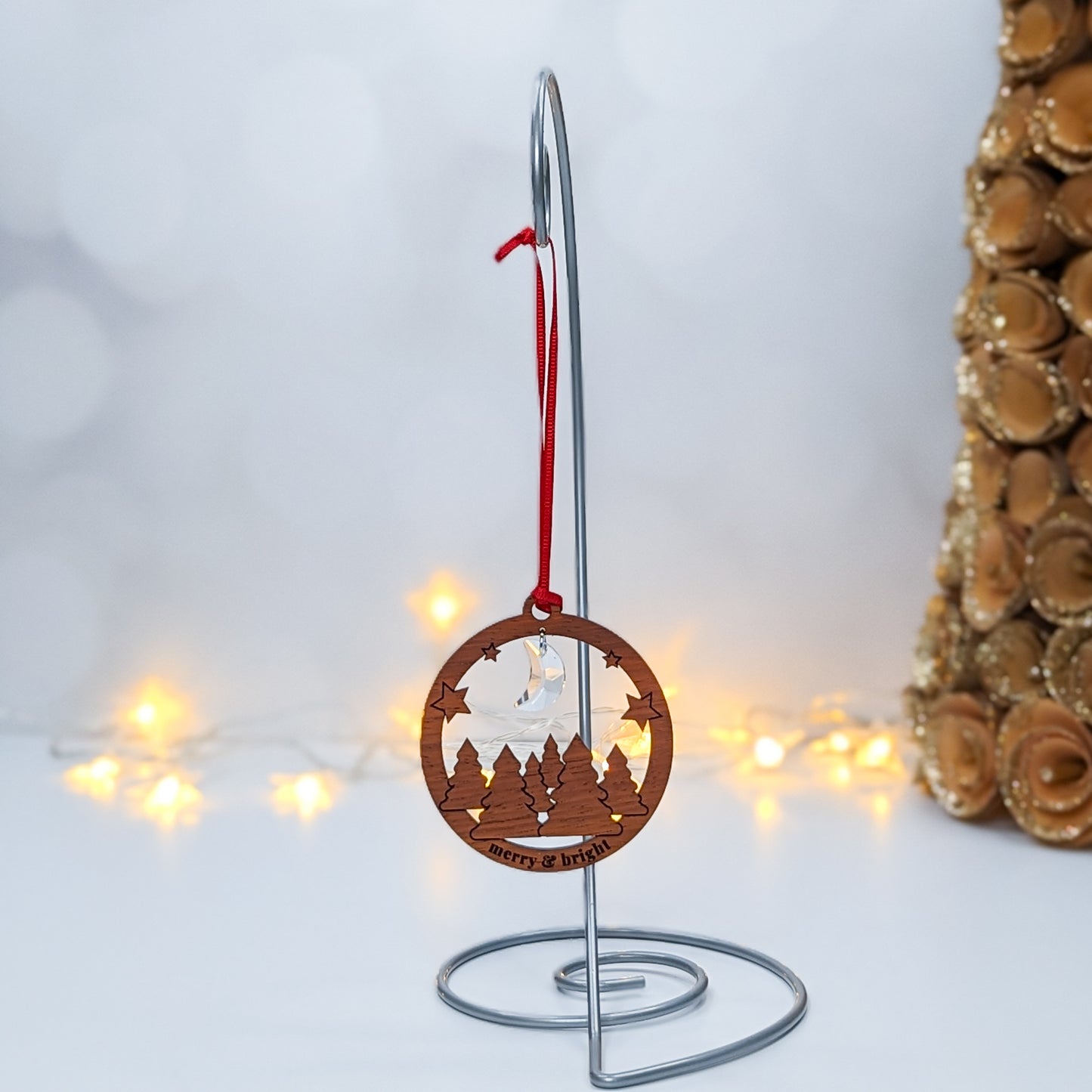 Padauk Hardwood Ornament - Trees
