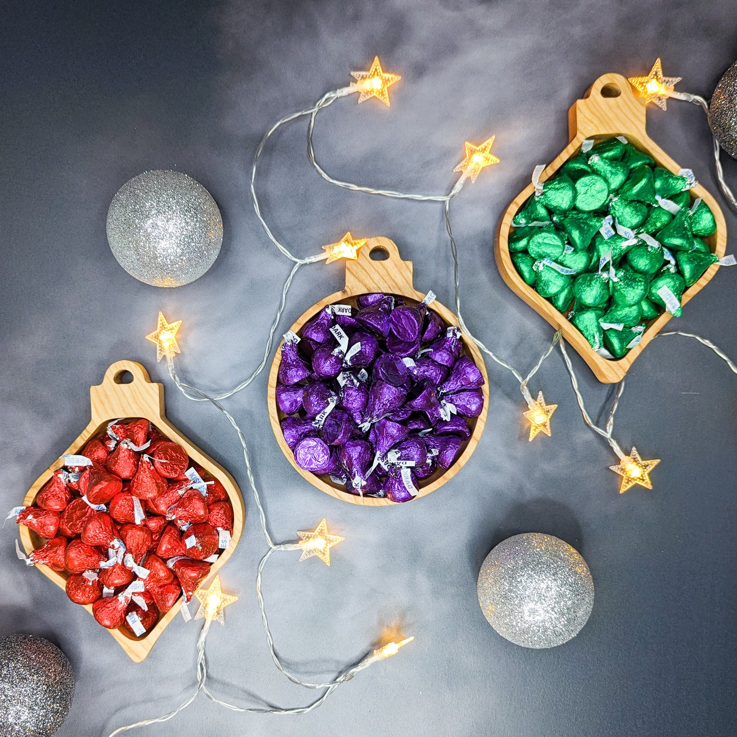 Cherry Hardwood Tray - Oblong Ornament