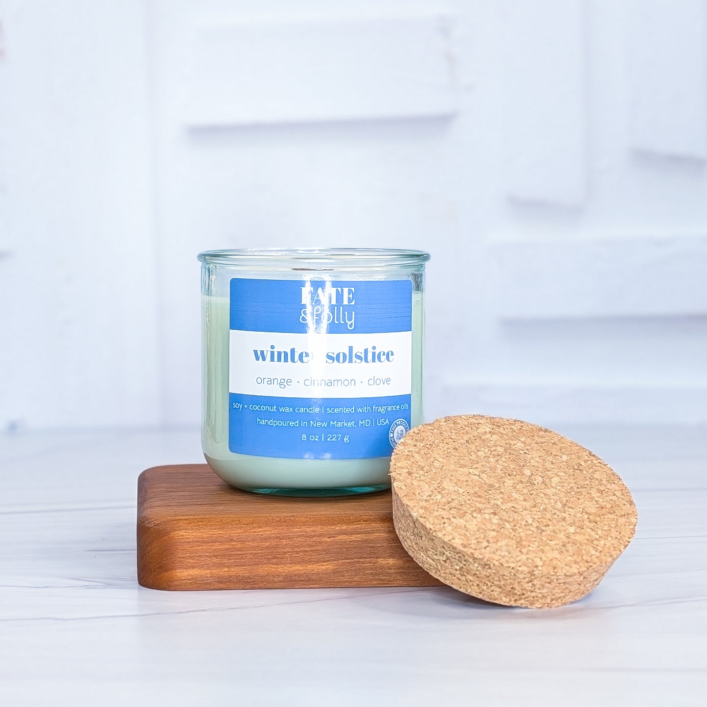 8oz Premium Soy/Coconut Wax Candle - Winter Solstice