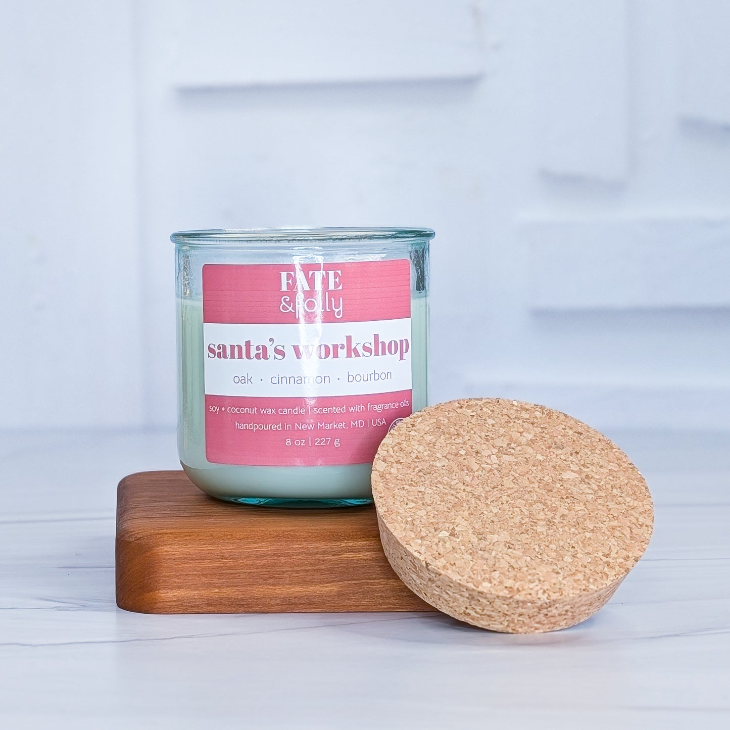 8oz Premium Soy/Coconut Wax Candle - Santa's Workshop