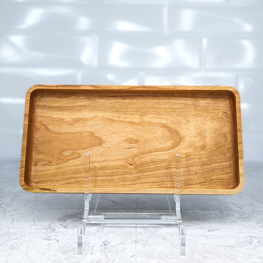Cherry Hardwood Tray - Medium Rectangle