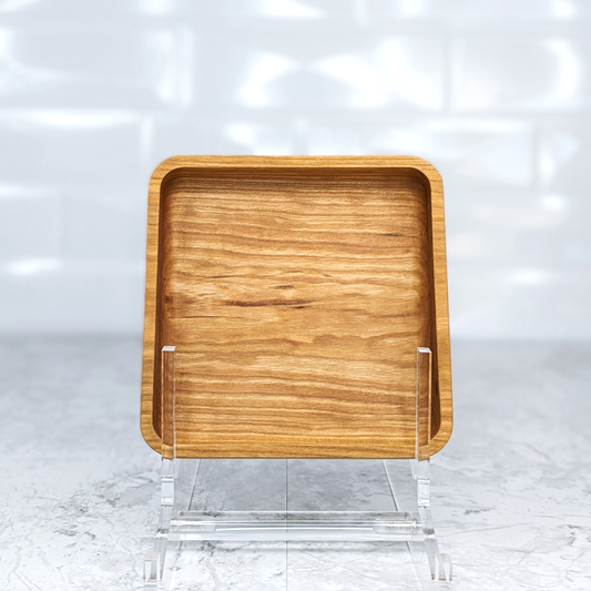 Cherry Hardwood Tray - Small Square