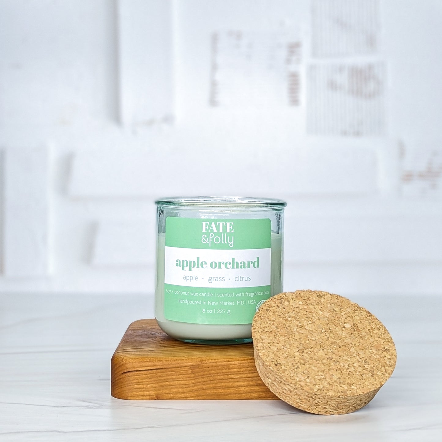 8oz Premium Soy/Coconut Wax Candle - Apple Orchard