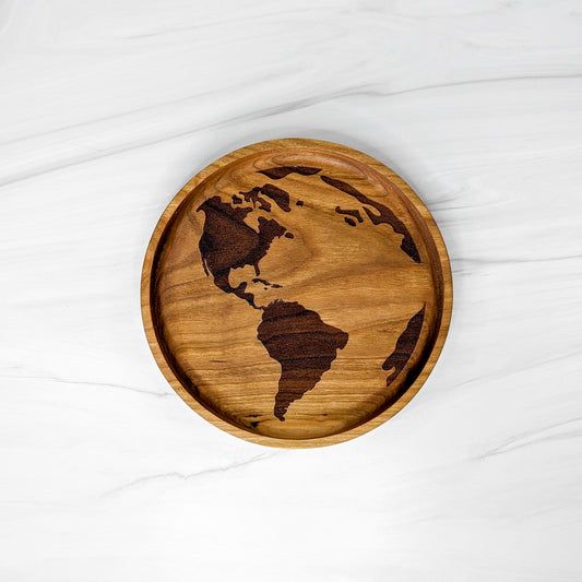 Cherry Hardwood Tray - Earth