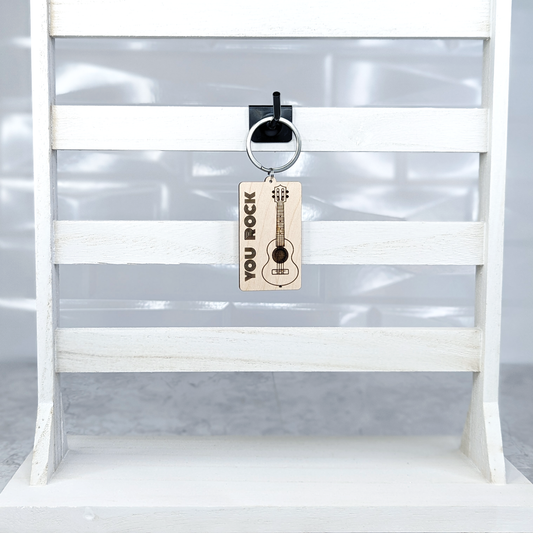 Maple Wood Keychain - You Rock