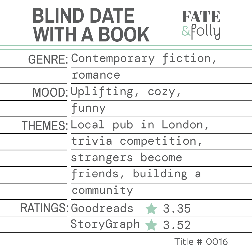 BDWAB #0016 - Cozy/ Local Pub in London/ Friendship