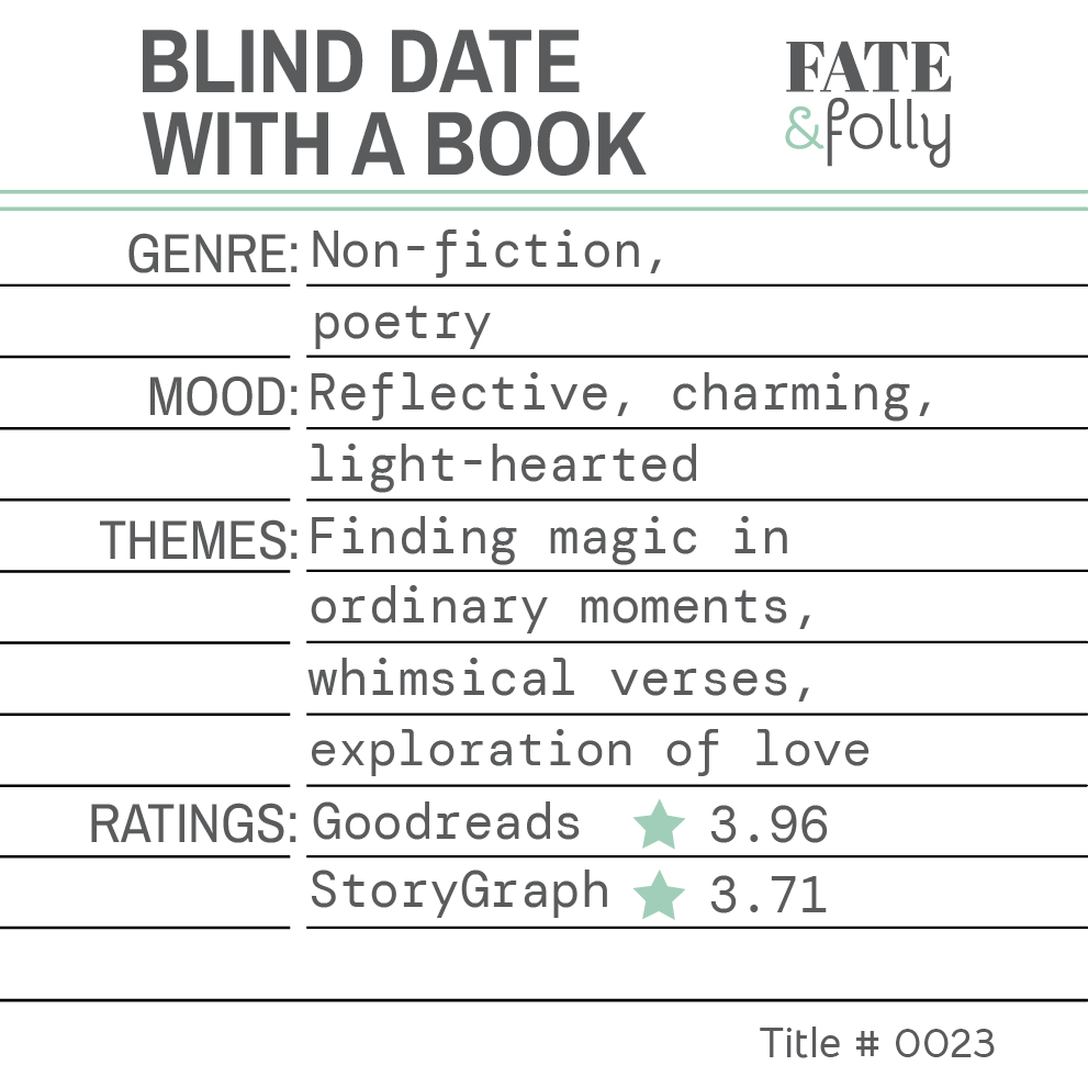 BDWAB #0023 - Poetry/ Whimsical/ Exploration of Love