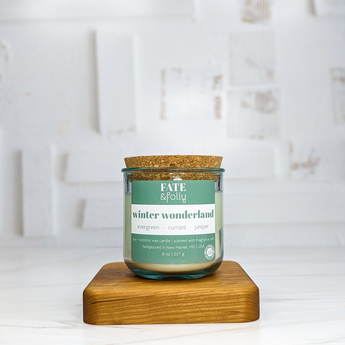 8oz Premium Soy/Coconut Wax Candle - Winter Wonderland