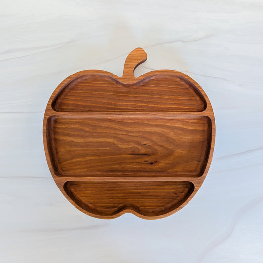 Cherry Hardwood Tray - Apple - Large