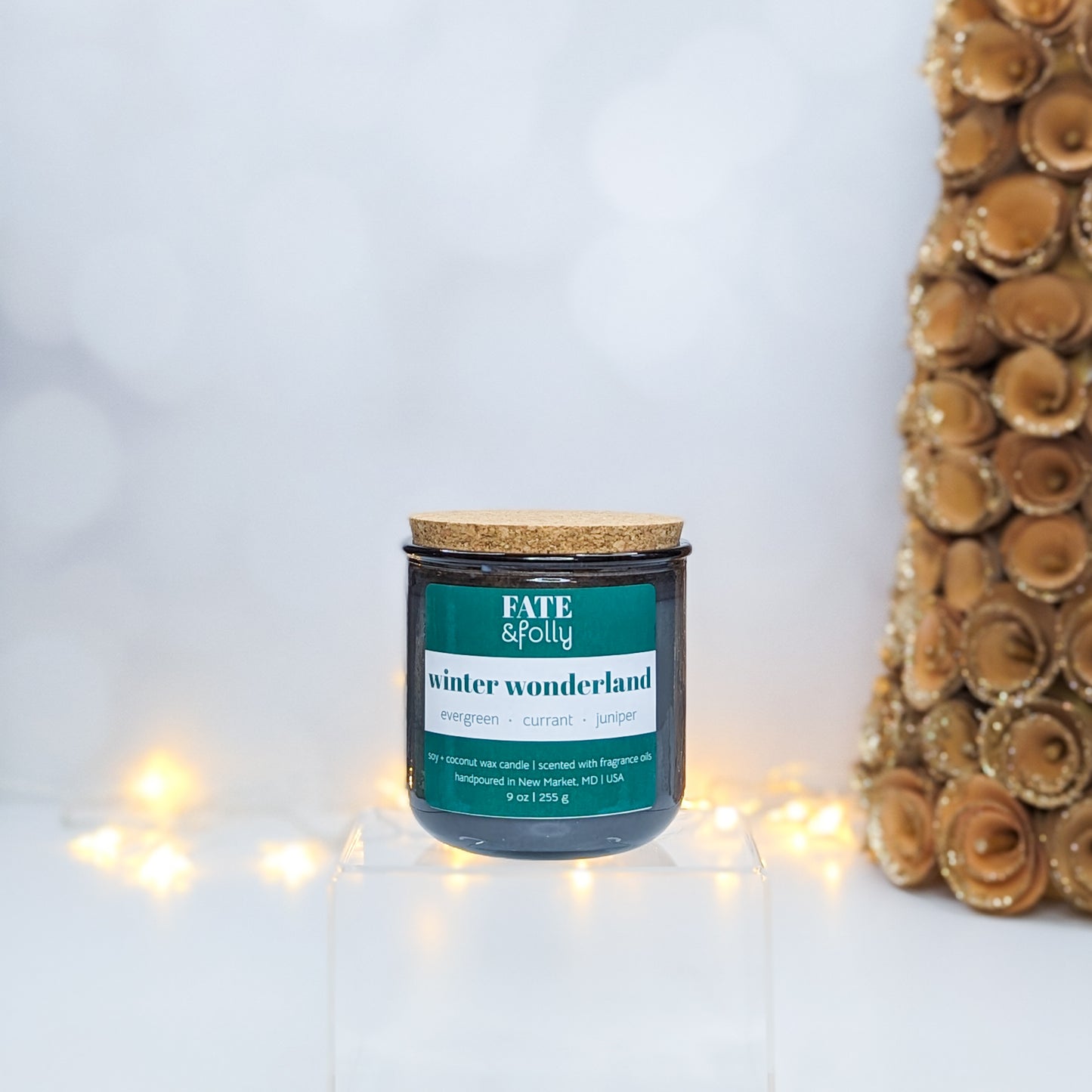 9oz Premium Soy/Coconut Wax Candle - Winter Wonderland
