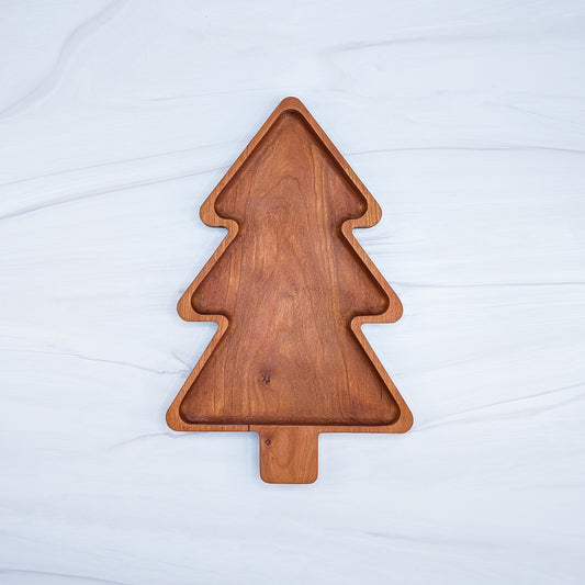 Cherry Hardwood Tray - Medium Tree
