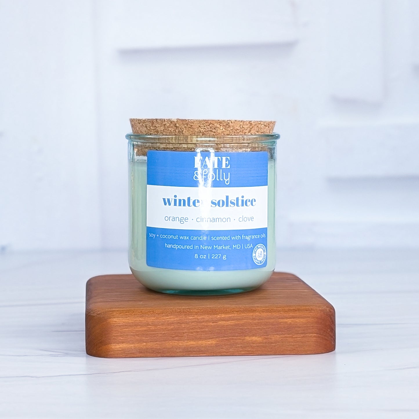 8oz Premium Soy/Coconut Wax Candle - Winter Solstice