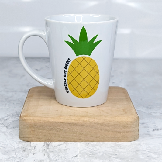 12oz Ceramic Latte Mug - Pineapple