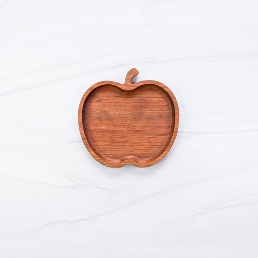 Cherry Hardwood Tray - Apple - Small