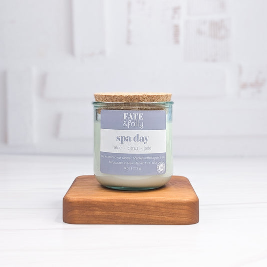 8oz Premium Soy/Coconut Wax Candle - Spa Day